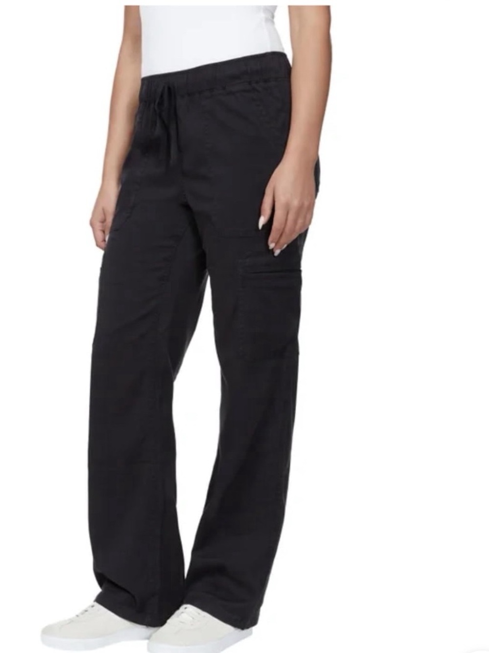 Buffalo David Bitton Black Tencel Pull-On‎ Cargo Pants Size XXL